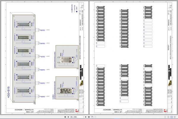 Liebherr Crawler Crane LR 11350 1350 ton Electric and Hydraulic Circuit Diagram 9 2