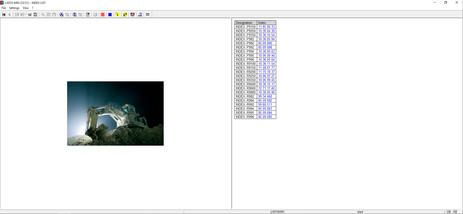 Liebherr Lidos Mining Excavator 07.2021 EPC Spare Parts Catalog Offline DVD 1