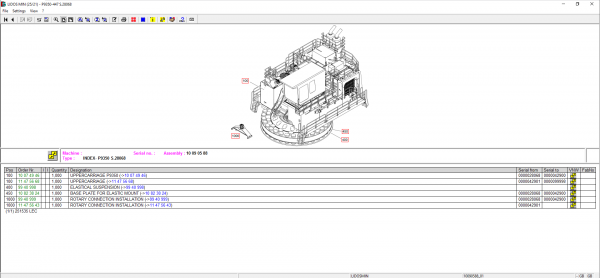 Liebherr Lidos Mining Excavator 07.2021 EPC Spare Parts Catalog Offline DVD 2