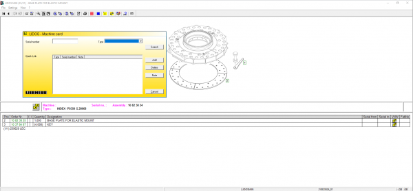 Liebherr Lidos Mining Excavator 07.2021 EPC Spare Parts Catalog Offline DVD 7