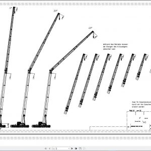 Liebherr Mobile Crane LTM 1500 8.1 500 Ton Assembly Plan 1