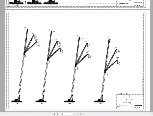 Liebherr Mobile Crane LTM 1500 8.1 500 Ton Assembly Plan 2
