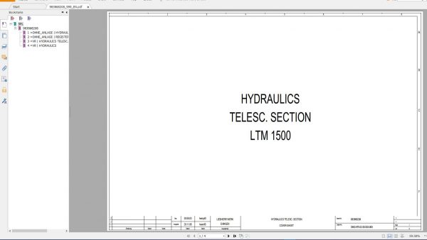 Liebherr Mobile Crane LTM 1500 8.1 500 Ton Wiring Diagram 2009 5