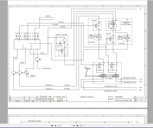 Liebherr Mobile Crane LTM 1500 8.1 500 Ton Wiring Diagram 73080 2003 DE 2
