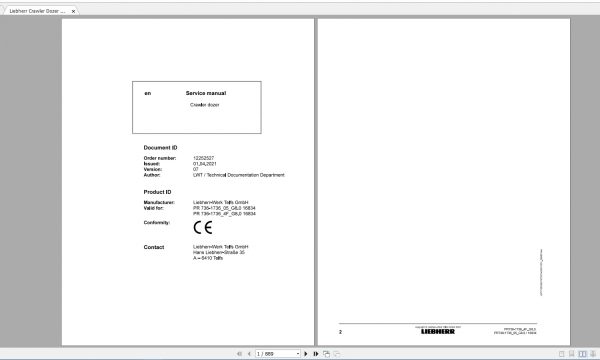 Liebherr Tractors Updated 06.2021 Full Service Manuals DVD 6.2GB EN PDF 2