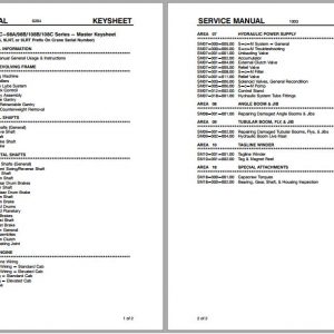 Linkbelt Lattice Boom Crane ABS 108B API 108B TC 98A 98B 108B 108C Service Manual 1