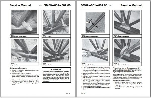 Linkbelt Lattice Boom Crane ABS 108B API 108B TC 98A 98B 108B 108C Service Manual 2