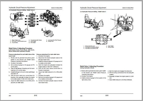 Linkbelt Lattice Boom Crawler Crane 308 HYLAB 5 Service Manual 2