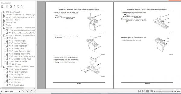 Linkbelt Lattice Boom Crawler Crane 548 Service Manual 3
