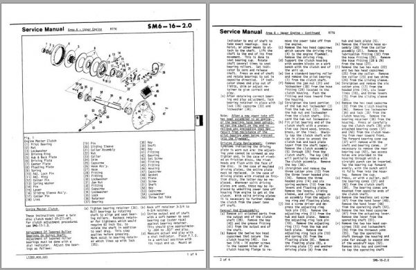 Linkbelt Lattice Boom Crawler Crane ABS 138 API 138 TC 138 Service Manual 3