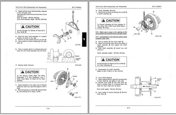 Linkbelt Lattice Boom Crawler Crane LS 138H Service Manual 2