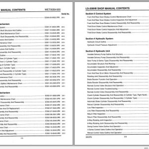 Linkbelt Lattice Boom Crawler Crane LS 208H II Service Manual 1