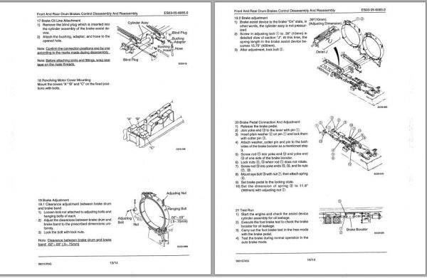 Linkbelt Lattice Boom Crawler Crane LS 208H II Service Manual 2