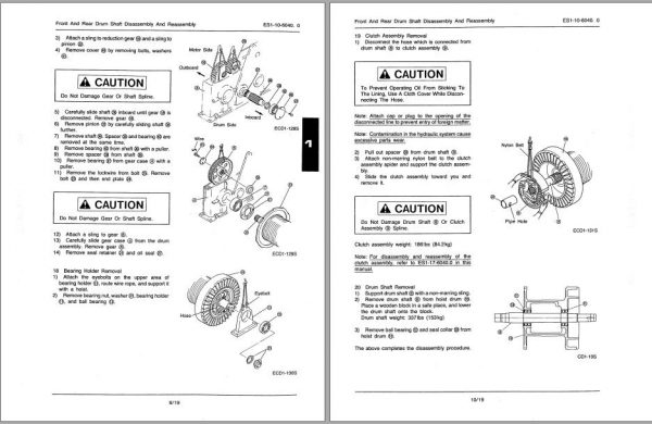 Linkbelt Lattice Boom Crawler Crane LS 208H Service Manual 2