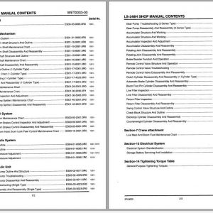 Linkbelt Lattice Boom Crawler Crane LS 248H II Service Manual 1