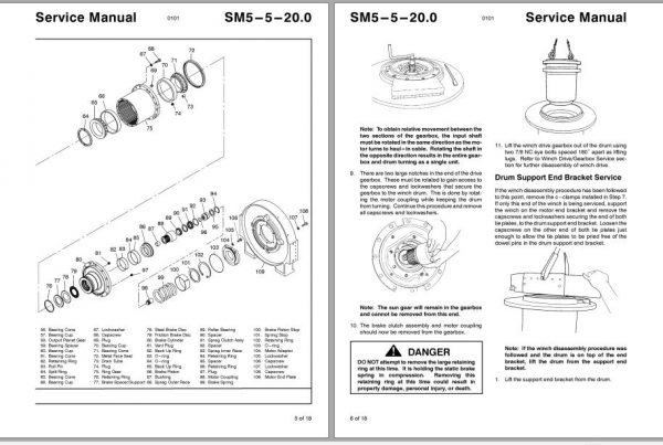 Linkbelt Lattice Boom Crawler Crane LS 278H Service Manual 2