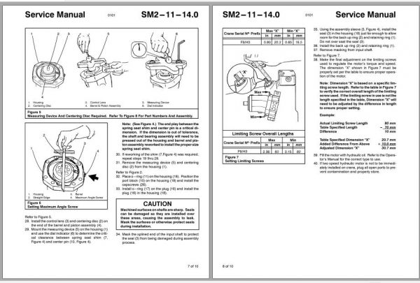 Linkbelt Lattice Boom Crawler Crane LS 278H Service Manual 3