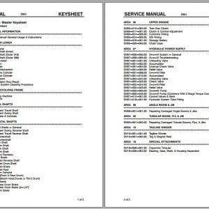 Linkbelt Lattice Boom Crawler Crane LS 308 LS 318 LS 338 Service Manual 1