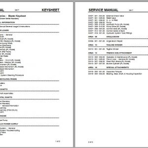 Linkbelt Lattice Boom Crawler Crane LS 78 LS 78H LS 78LC LS 78PL Service Manual 1