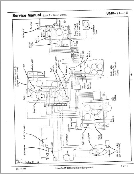 Linkbelt Lattice Boom Crawler Crane TC 318 TC 338 Service Manual 2