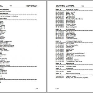 Linkbelt Lattice Boom Truck Crane HC 48 HC 48A Service Manual 1