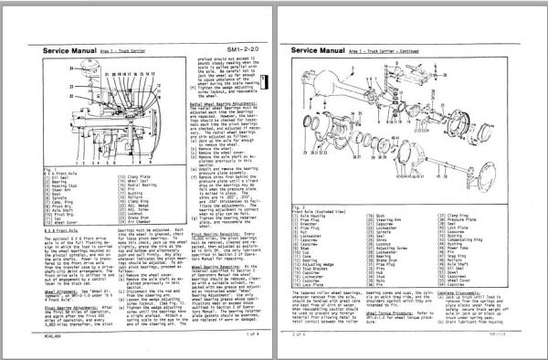 Linkbelt Lattice Boom Truck Crane HC 48 HC 48A Service Manual 2