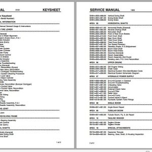Linkbelt Lattice Boom Truck Crane HC 78B Service Manual 1
