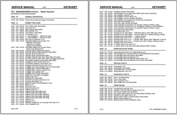Linkbelt Rough Terrain Crane 100RT Service Manual 1