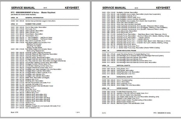 Linkbelt Rough Terrain Crane 110RT Service Manual 1