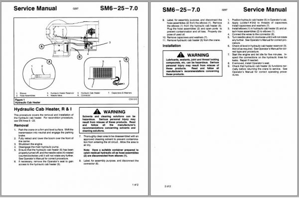 Linkbelt Rough Terrain Crane HTC 822S Service Manual 2