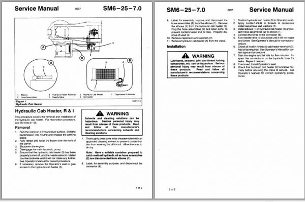 Linkbelt Rough Terrain Crane RTC 8025 RTC 8028 RTC 8030 Series Service Manual 3