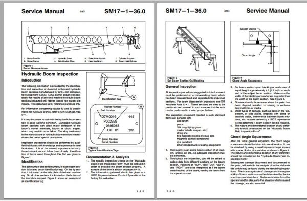 Linkbelt Rough Terrain Crane RTC 8040 II Series Service Manual 2