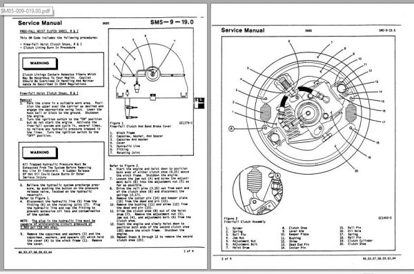 Linkbelt Telescopic Boom Truck Crane HTC 1040 HTC 1050 Service Manual 3