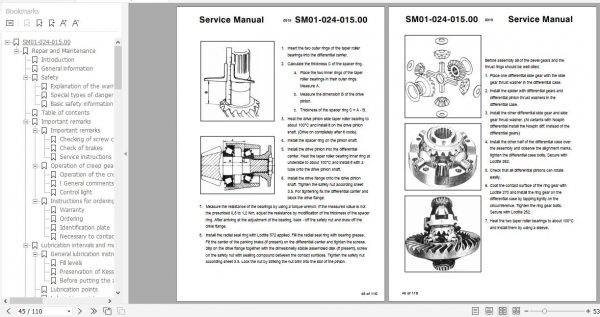 Linkbelt Telescopic Boom Truck Crane HTT 86100 Service Manual 3