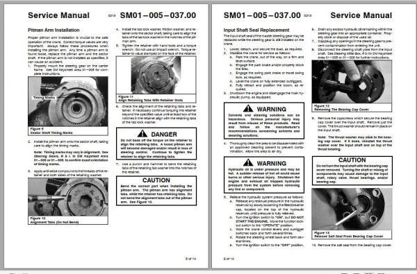 Linkbelt Telescopic Boom Truck Crane HTT 8675 II Service Manual 3