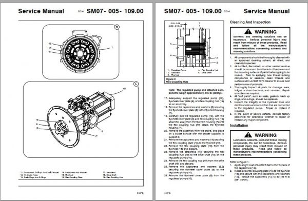 Linkbelt Telescopic Crawler Crane TCC 1000 Service Manual 2