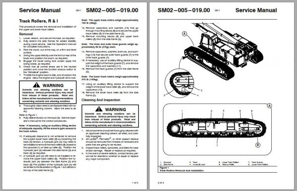 Linkbelt Telescopic Crawler Crane TCC 1100 Service Manual 2