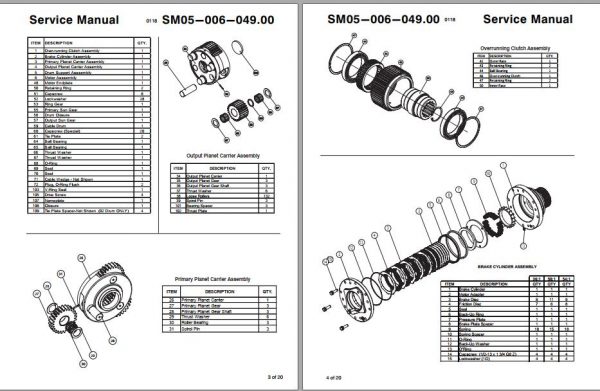 Linkbelt Telescopic Crawler Crane TCC 1200 Service Manual 3