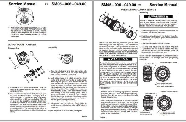 Linkbelt Telescopic Crawler Crane TCC 1200CE Service Manual 2