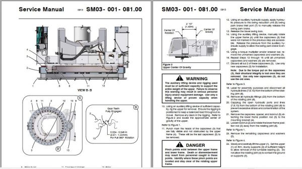 Linkbelt Telescopic Crawler Crane TCC 500CE Service Manual 2