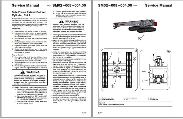 Linkbelt Telescopic Crawler Crane TCC 750 Service Manual 3