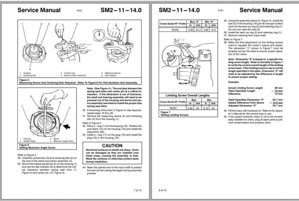 Linkbelt Telescopic Crawler Crane TCC 750CE Service Manual 2