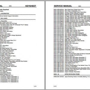 Linkbelt Telescopic Truck Crane HTC 11100A Service Manual 1