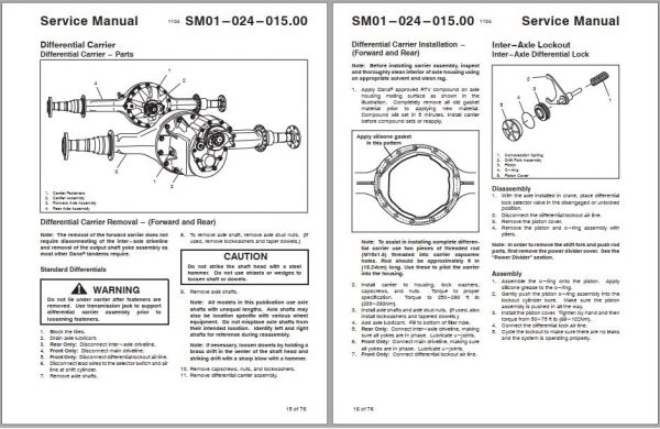 Linkbelt Telescopic Truck Crane HTC 8670 HTC 8675 Service Manual 2