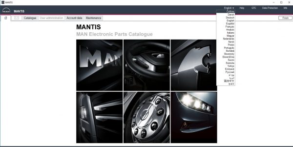 MAN MANTIS v660 EPC 06.2021 Spare Parts Catalogue DVD 1