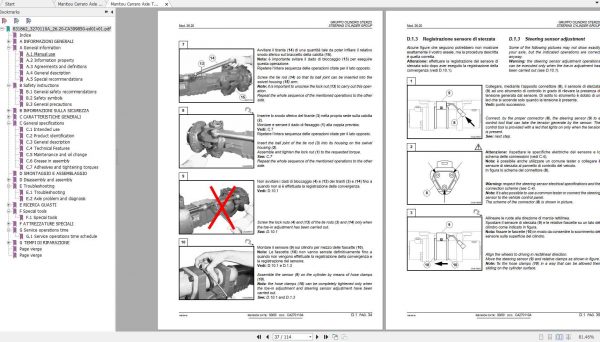 Manitou Carraro Axle Type 26.20 26.20M TB172 Repair Manuals 2