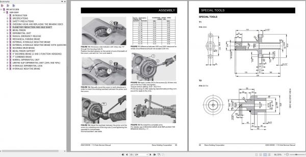 Manitou DANA Axle Type 112 Repair Manual 647013EN 2