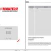 Manitou Forklift ME 425 430 435 80V S3 Repair Manual 647579EN 1