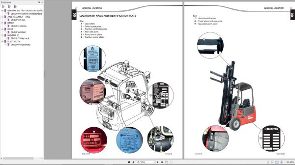Manitou Forklift ME315 ME316 ME318 ME320 Serie 2 Repair Manual 2