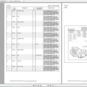 Manitou Forklift MSI 20 25 30 35 MH 20 4 25 4 Turbo BUGGIE S2 E3 Genuine Parts Catalogue 12